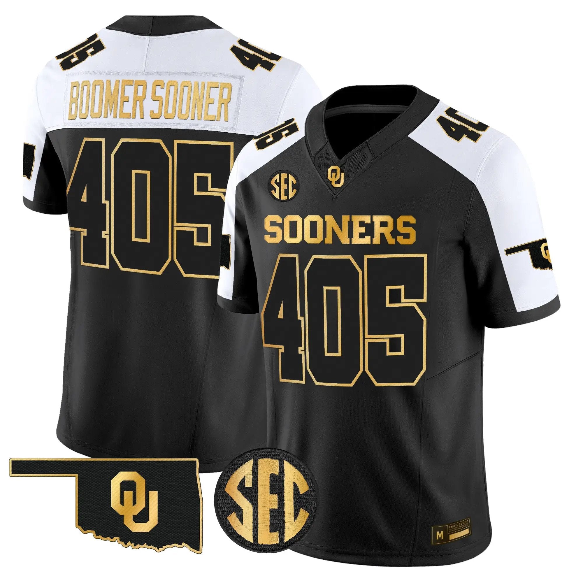 Oklahoma Sooners 2026 Gold Vapor Limited Jersey - Stitched 32 OU 2026 Gold Vapor Limited Jersey - Stitched by Digigearus