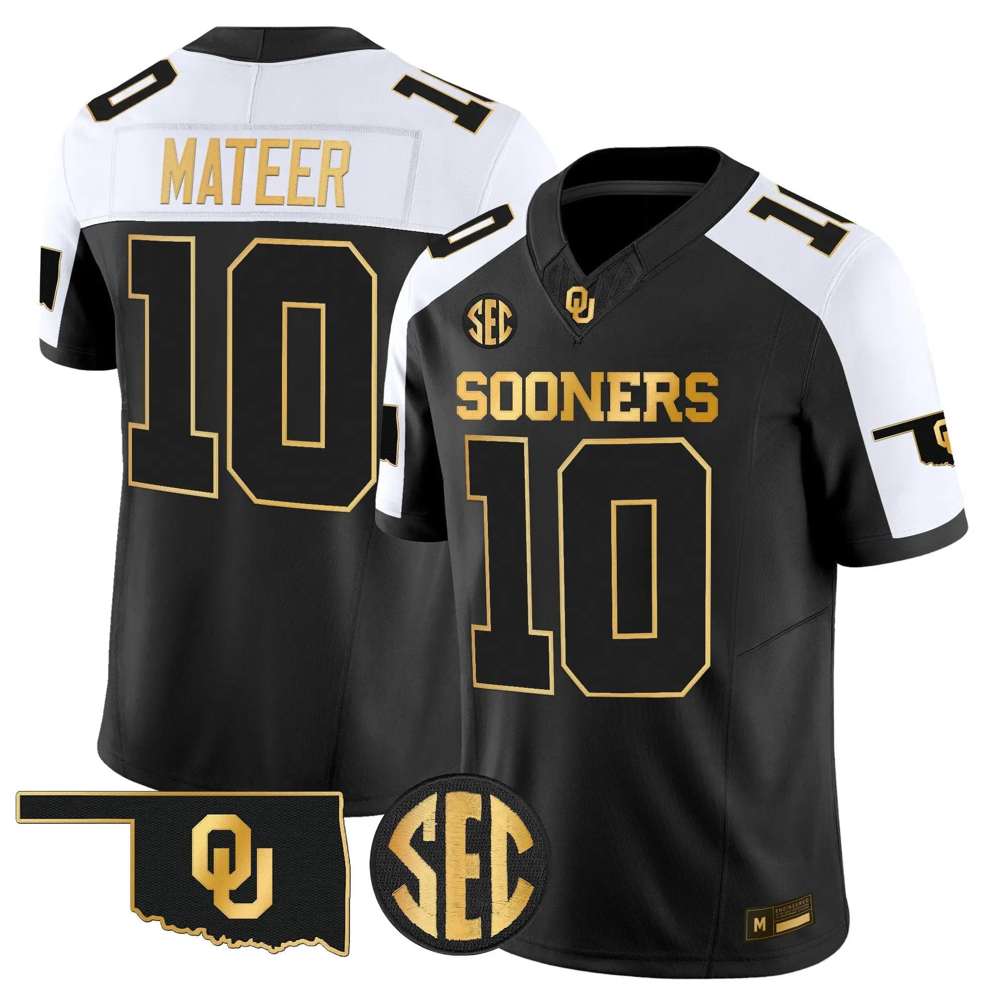 Oklahoma Sooners 2026 Gold Vapor Limited Jersey - Stitched 31 OU 2026 Gold Vapor Limited Jersey - Stitched by Digigearus