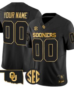OU 2026 Gold Vapor Limited Custom Jersey - Stitched by Digigearus