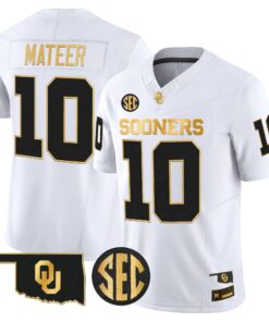 Oklahoma Sooners 2026 Gold Vapor Limited Jersey - Stitched 50 OU 2026 Gold Vapor Limited Jersey - Stitched by Digigearus