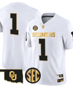 Oklahoma Sooners 2026 Gold Vapor Limited Jersey - Stitched 59 OU 2026 Gold Vapor Limited Jersey - Stitched by Digigearus