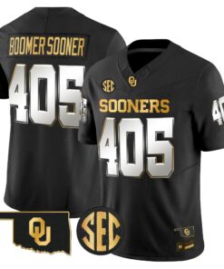 Oklahoma Sooners 2026 Gold Vapor Limited Jersey - Stitched 61 OU 2026 Gold Vapor Limited Jersey - Stitched by Digigearus
