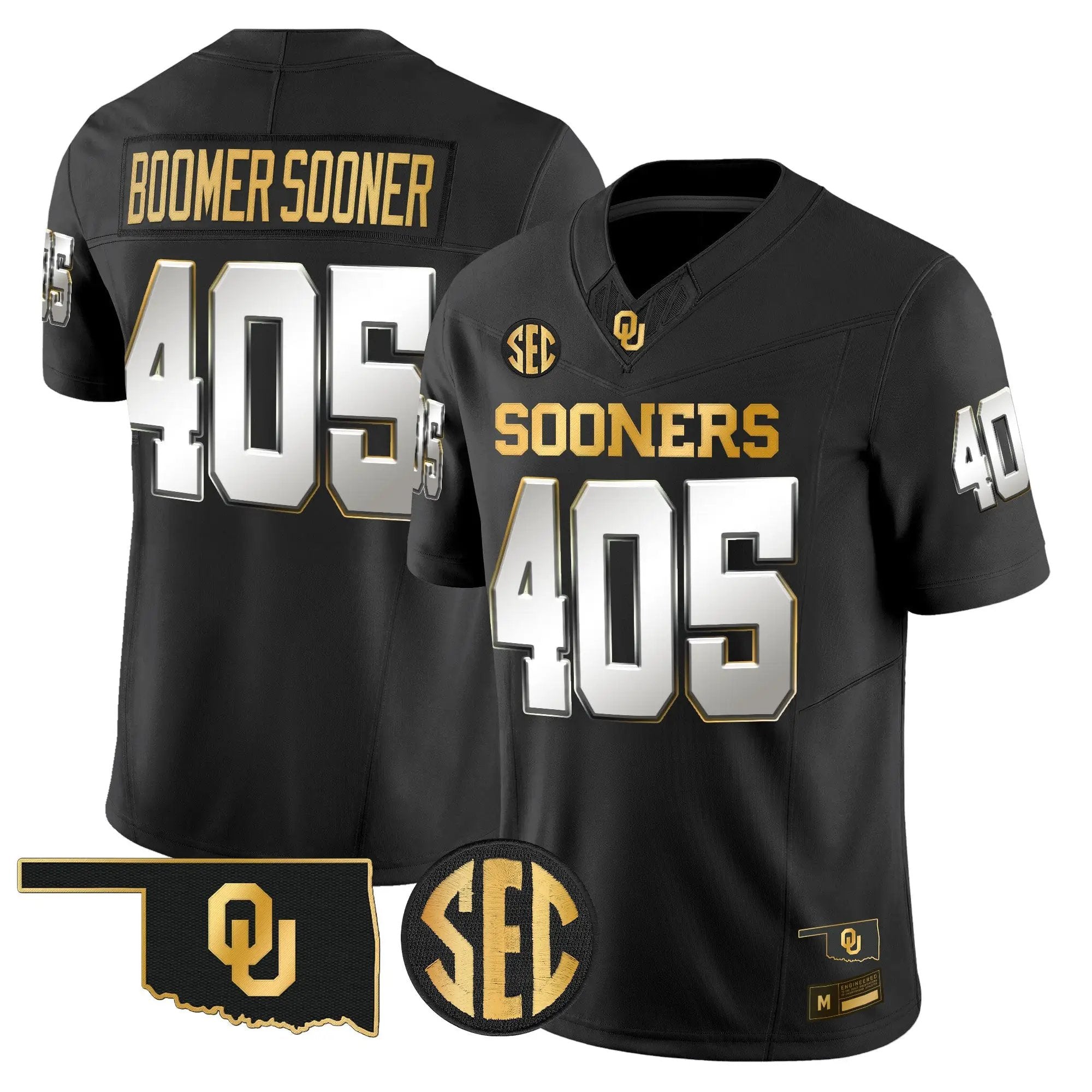 Oklahoma Sooners 2026 Gold Vapor Limited Jersey - Stitched 22 OU 2026 Gold Vapor Limited Jersey - Stitched by Digigearus