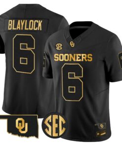 Oklahoma Sooners 2026 Gold Vapor Limited Jersey - Stitched 42 OU 2026 Gold Vapor Limited Jersey - Stitched by Digigearus