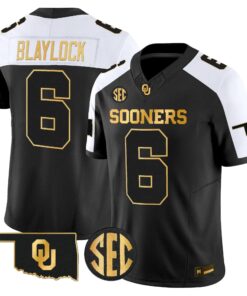 Oklahoma Sooners 2026 Gold Vapor Limited Jersey - Stitched 72 OU 2026 Gold Vapor Limited Jersey - Stitched by Digigearus