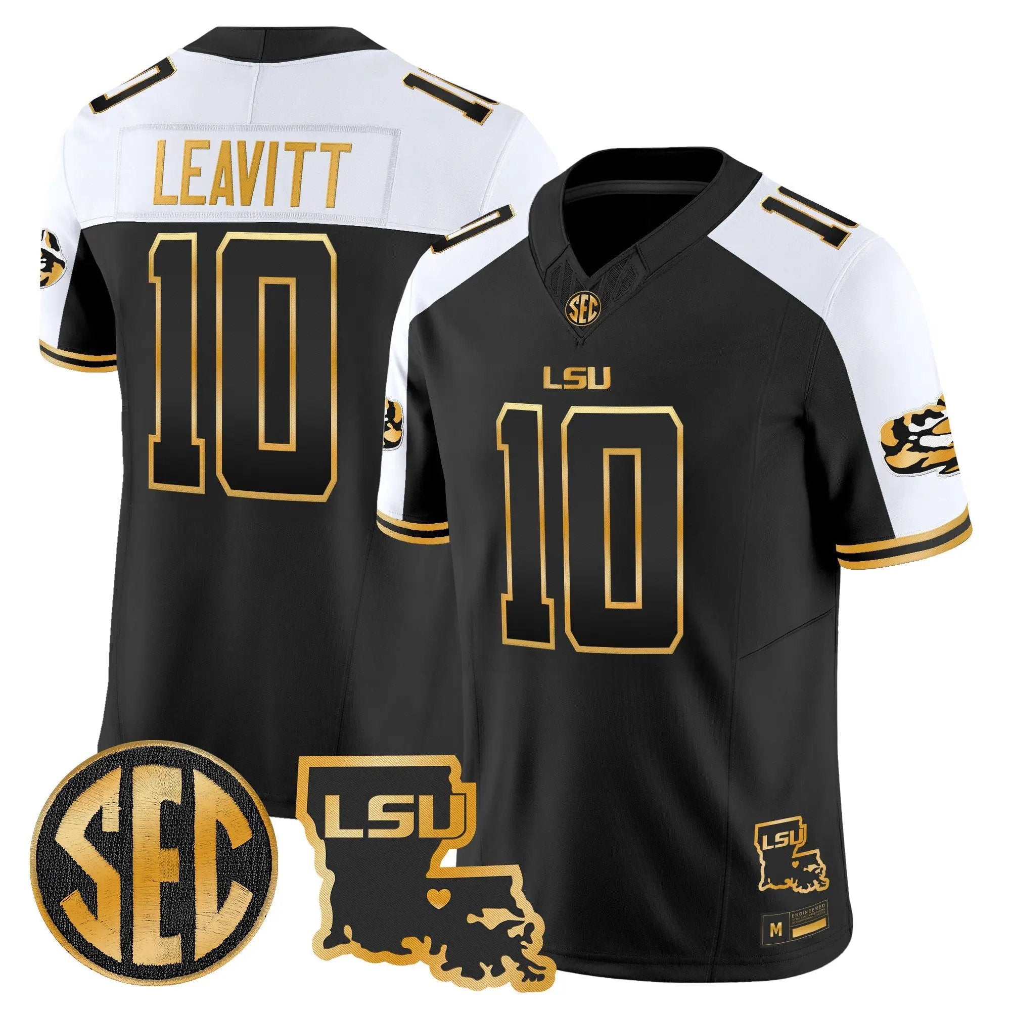 LSU Tigers 2026 Louisiana Patch Gold Vapor Limited Jersey - Stitched 31 LSU 2026 Louisiana Patch Gold Vapor Limited Jersey - Stitched by Digigearus