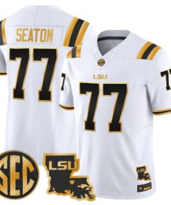 LSU Tigers 2026 Louisiana Patch Gold Vapor Limited Jersey - Stitched 54 LSU 2026 Louisiana Patch Gold Vapor Limited Jersey - Stitched by Digigearus