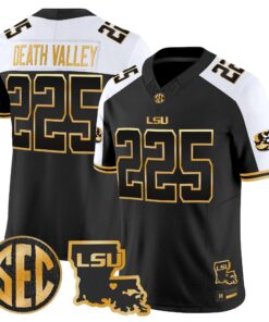LSU Tigers 2026 Louisiana Patch Gold Vapor Limited Jersey - Stitched 71 LSU 2026 Louisiana Patch Gold Vapor Limited Jersey - Stitched by Digigearus