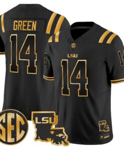 LSU Tigers 2026 Louisiana Patch Gold Vapor Limited Jersey - Stitched 43 LSU 2026 Louisiana Patch Gold Vapor Limited Jersey - Stitched by Digigearus