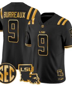 LSU Tigers 2026 Louisiana Patch Gold Vapor Limited Jersey - Stitched 46 LSU 2026 Louisiana Patch Gold Vapor Limited Jersey - Stitched by Digigearus