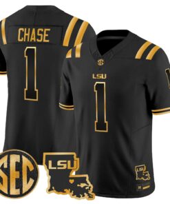 LSU Tigers 2026 Louisiana Patch Gold Vapor Limited Jersey - Stitched 47 LSU 2026 Louisiana Patch Gold Vapor Limited Jersey - Stitched by Digigearus