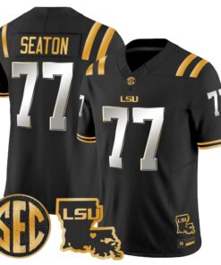 LSU Tigers 2026 Louisiana Patch Gold Vapor Limited Jersey - Stitched 64 LSU 2026 Louisiana Patch Gold Vapor Limited Jersey - Stitched by Digigearus