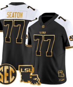 LSU Tigers 2026 Louisiana Patch Gold Vapor Limited Jersey - Stitched 74 LSU 2026 Louisiana Patch Gold Vapor Limited Jersey - Stitched by Digigearus