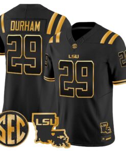 LSU Tigers 2026 Louisiana Patch Gold Vapor Limited Jersey - Stitched 42 LSU 2026 Louisiana Patch Gold Vapor Limited Jersey - Stitched by Digigearus