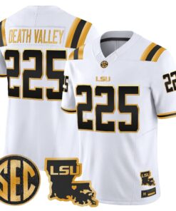LSU Tigers 2026 Louisiana Patch Gold Vapor Limited Jersey - Stitched 51 LSU 2026 Louisiana Patch Gold Vapor Limited Jersey - Stitched by Digigearus