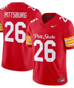 Pittsburg State Athletics 2026 Vapor Limited Jersey - Stitched by Digigearus