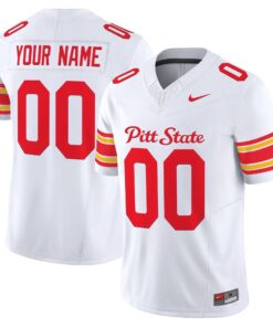 Pittsburg State Athletics 2026 Vapor Limited Custom Jersey - Stitched by Digigearus
