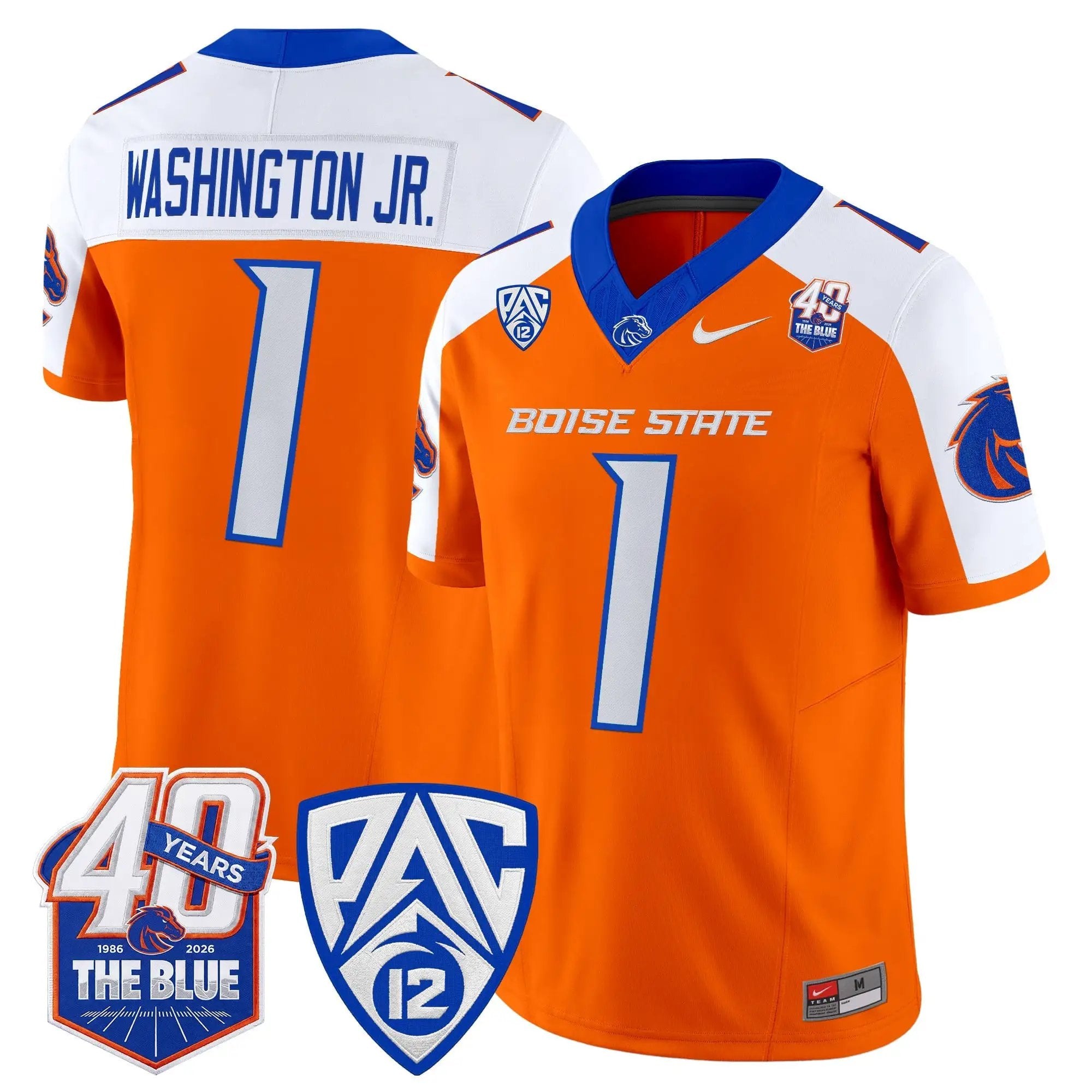 Boise State Broncos 2026 Vapor Limited Jersey - 40th Anniversary Patch - Stitched 8 BSU 2026 Vapor Limited Jersey - 40th Anniversary Patch - Stitched by Digigearus