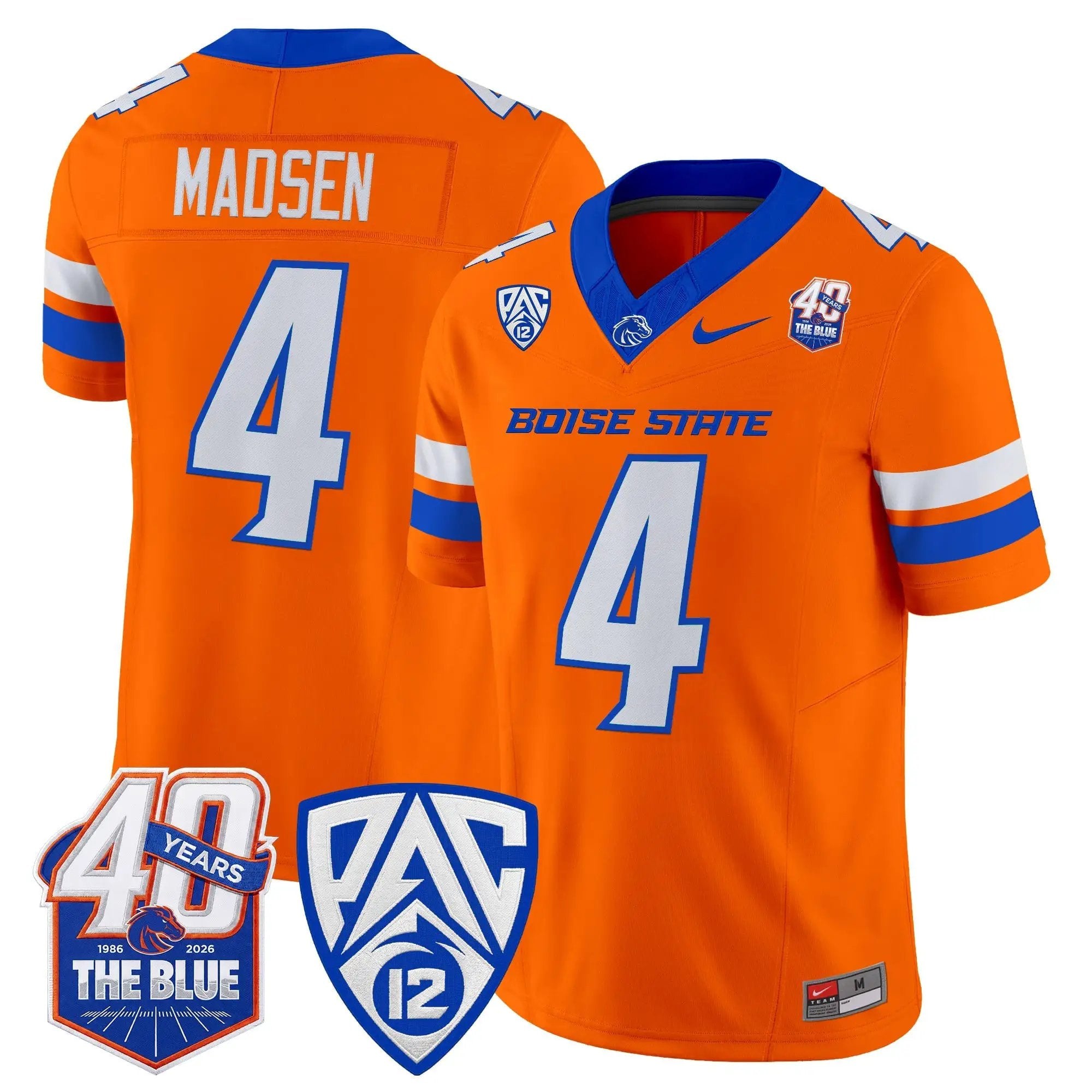 Boise State Broncos 2026 Vapor Limited Jersey - 40th Anniversary Patch - Stitched 18 BSU 2026 Vapor Limited Jersey - 40th Anniversary Patch - Stitched by Digigearus