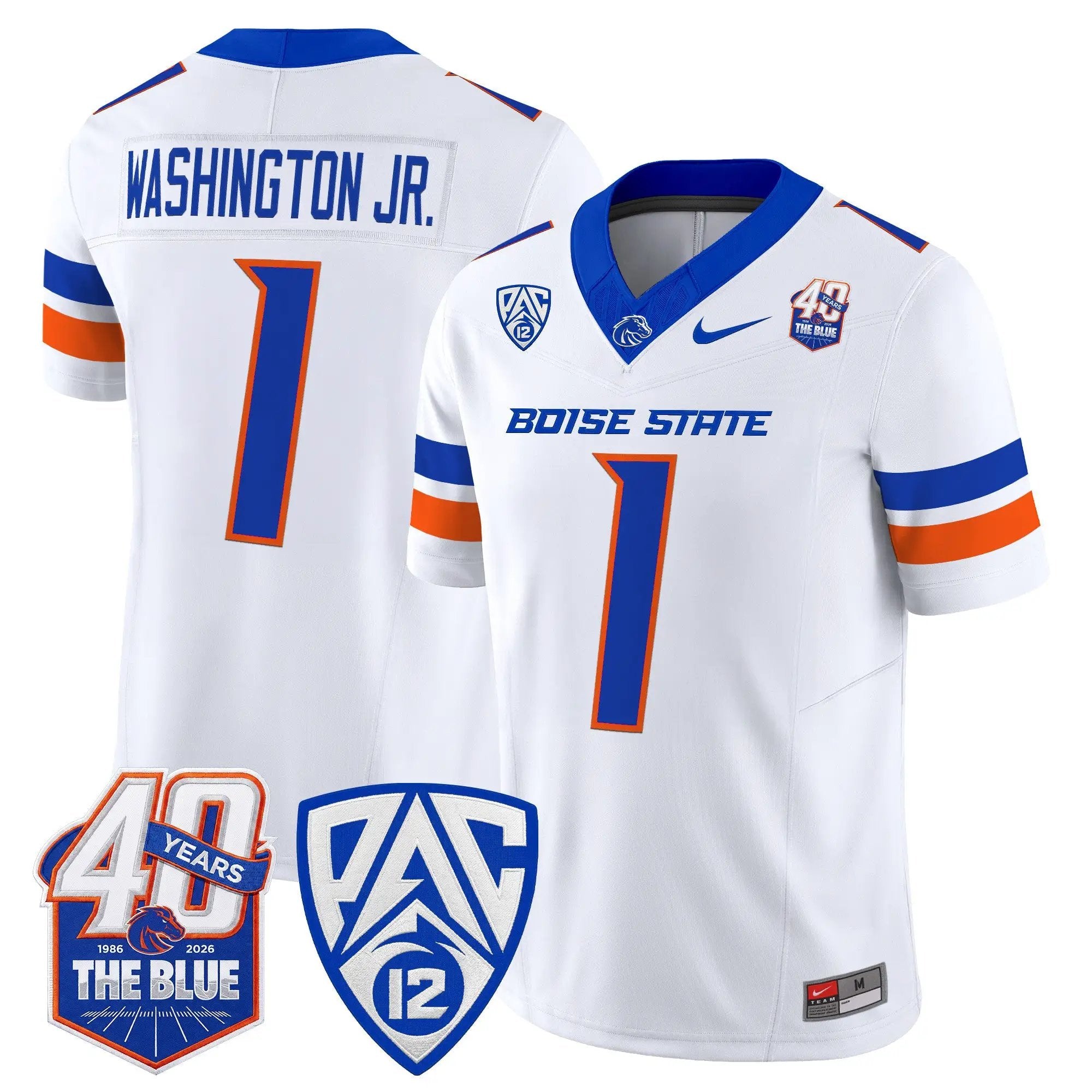 Boise State Broncos 2026 Vapor Limited Jersey - 40th Anniversary Patch - Stitched 26 BSU 2026 Vapor Limited Jersey - 40th Anniversary Patch - Stitched by Digigearus