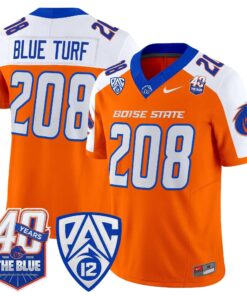 Boise State Broncos 2026 Vapor Limited Jersey - 40th Anniversary Patch - Stitched 44 BSU 2026 Vapor Limited Jersey - 40th Anniversary Patch - Stitched by Digigearus