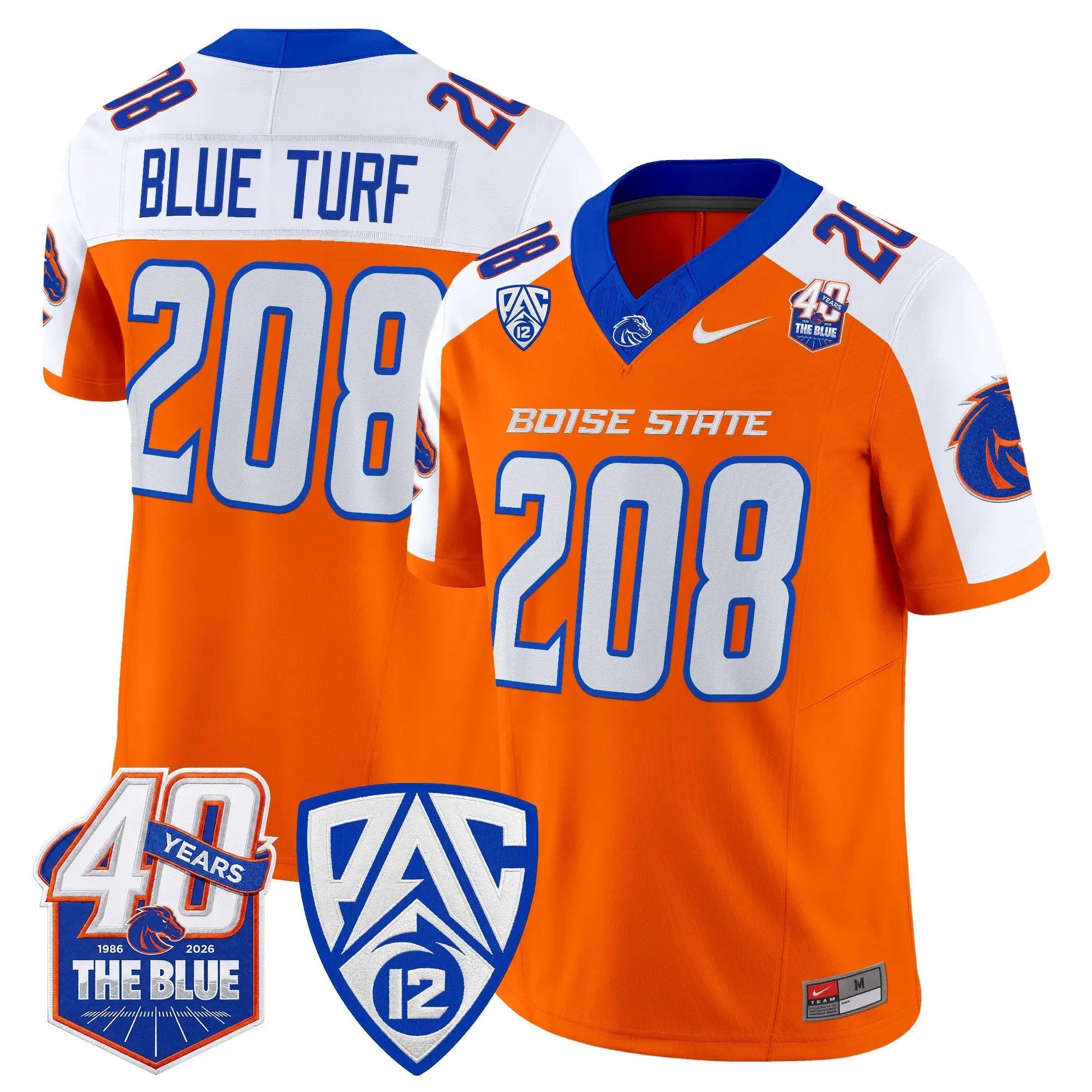 Boise State Broncos 2026 Vapor Limited Jersey - 40th Anniversary Patch - Stitched 7 BSU 2026 Vapor Limited Jersey - 40th Anniversary Patch - Stitched by Digigearus