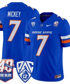 Boise State Broncos 2026 Vapor Limited Jersey - 40th Anniversary Patch - Stitched 53 BSU 2026 Vapor Limited Jersey - 40th Anniversary Patch - Stitched by Digigearus