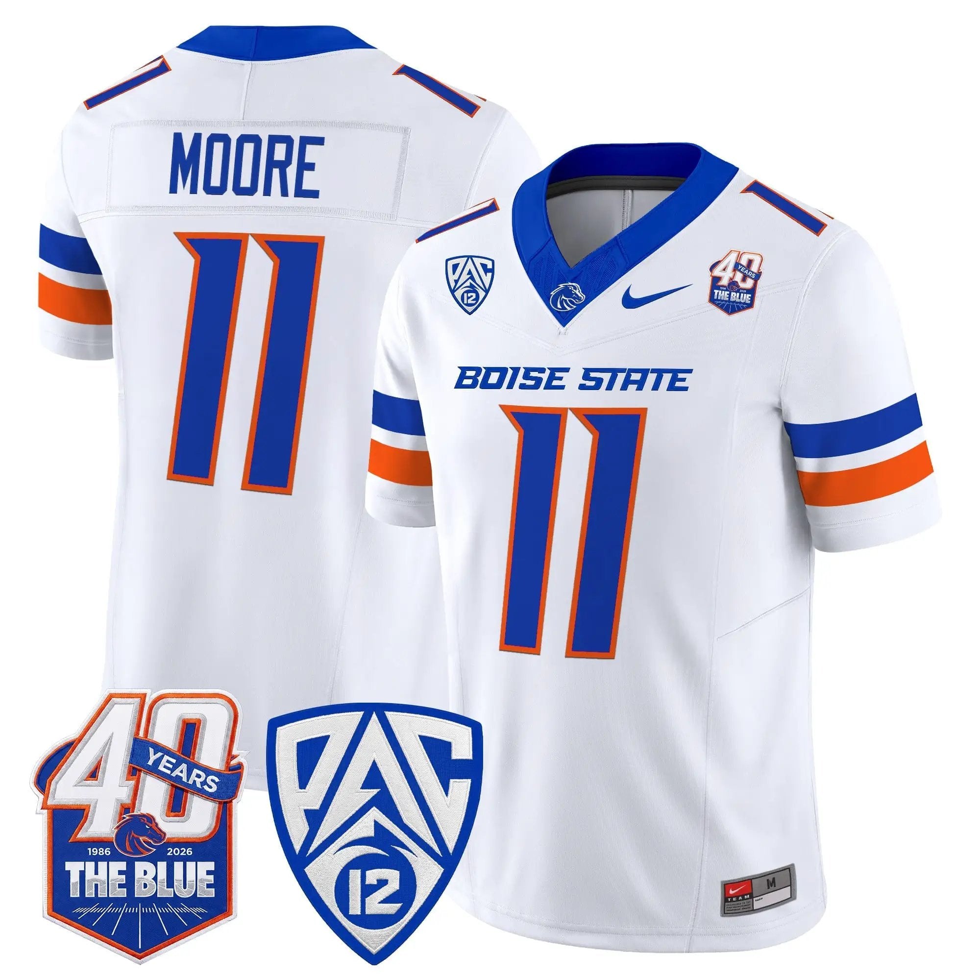 Boise State Broncos 2026 Vapor Limited Jersey - 40th Anniversary Patch - Stitched 29 BSU 2026 Vapor Limited Jersey - 40th Anniversary Patch - Stitched by Digigearus