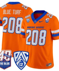 Boise State Broncos 2026 Vapor Limited Jersey - 40th Anniversary Patch - Stitched 56 BSU 2026 Vapor Limited Jersey - 40th Anniversary Patch - Stitched by Digigearus