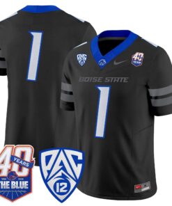 Boise State Broncos 2026 Vapor Limited Jersey - 40th Anniversary Patch - Stitched 75 BSU 2026 Vapor Limited Jersey - 40th Anniversary Patch - Stitched by Digigearus
