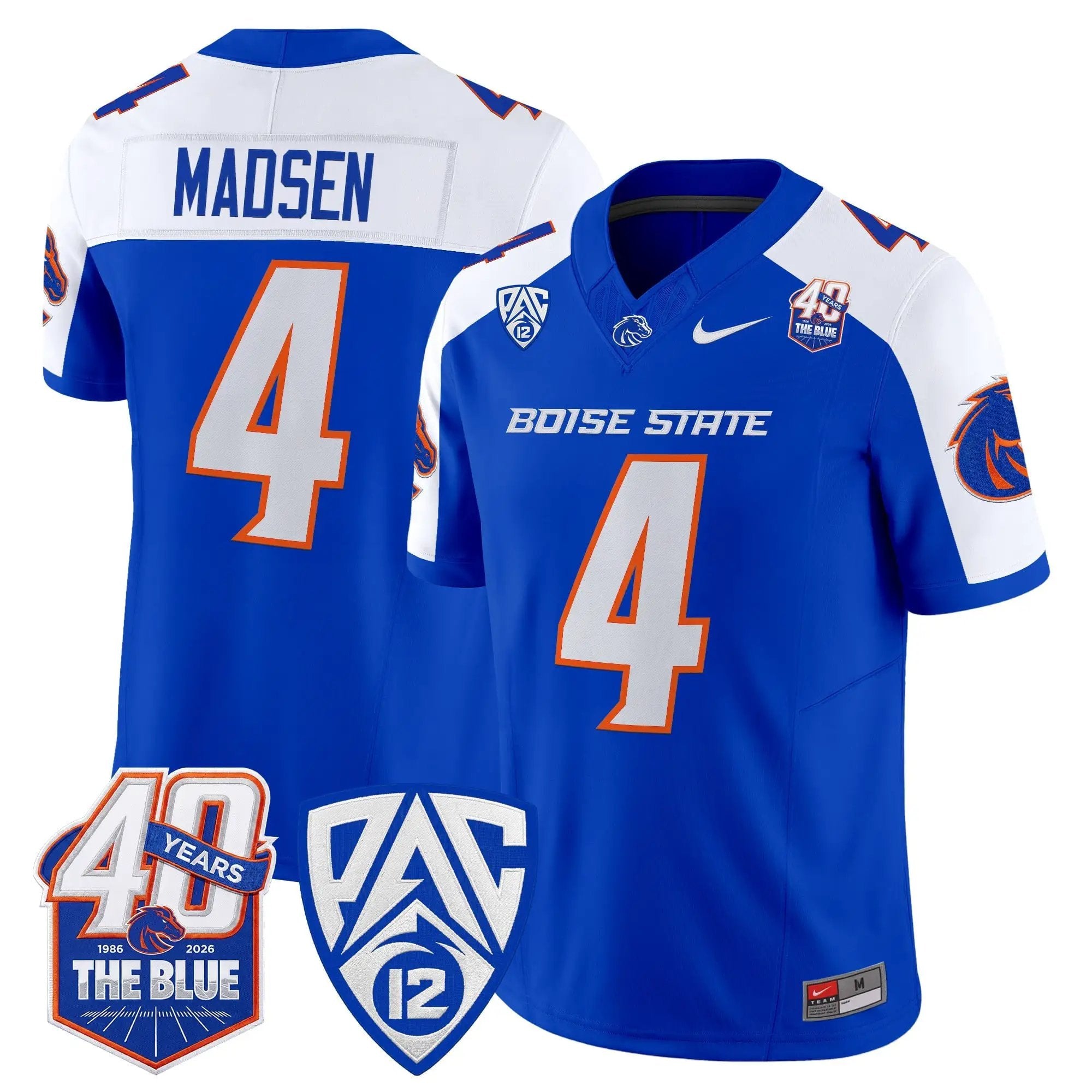 Boise State Broncos 2026 Vapor Limited Jersey - 40th Anniversary Patch - Stitched 1 BSU 2026 Vapor Limited Jersey - 40th Anniversary Patch - Stitched by Digigearus
