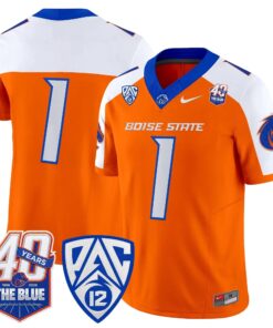 Boise State Broncos 2026 Vapor Limited Jersey - 40th Anniversary Patch - Stitched 49 BSU 2026 Vapor Limited Jersey - 40th Anniversary Patch - Stitched by Digigearus