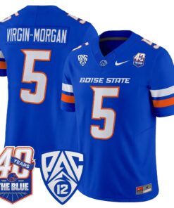 Boise State Broncos 2026 Vapor Limited Jersey - 40th Anniversary Patch - Stitched 52 BSU 2026 Vapor Limited Jersey - 40th Anniversary Patch - Stitched by Digigearus