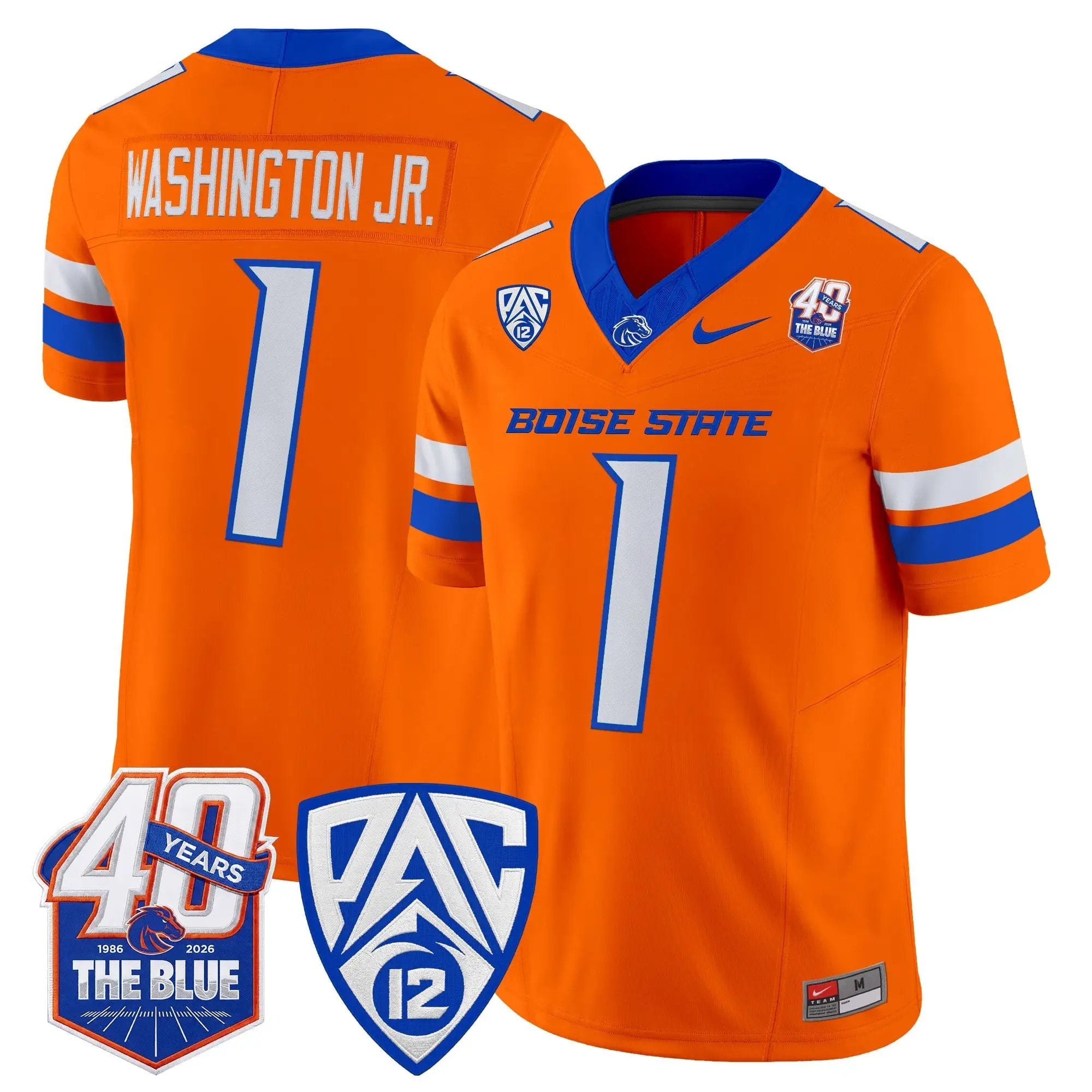 Boise State Broncos 2026 Vapor Limited Jersey - 40th Anniversary Patch - Stitched 20 BSU 2026 Vapor Limited Jersey - 40th Anniversary Patch - Stitched by Digigearus