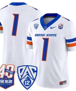 Boise State Broncos 2026 Vapor Limited Jersey - 40th Anniversary Patch - Stitched 68 BSU 2026 Vapor Limited Jersey - 40th Anniversary Patch - Stitched by Digigearus