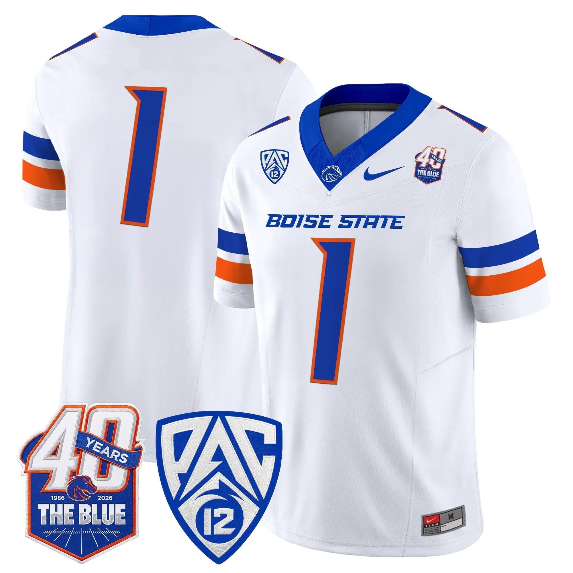 Boise State Broncos 2026 Vapor Limited Jersey - 40th Anniversary Patch - Stitched 31 BSU 2026 Vapor Limited Jersey - 40th Anniversary Patch - Stitched by Digigearus