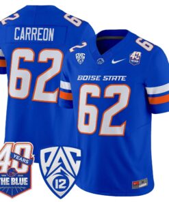 Boise State Broncos 2026 Vapor Limited Jersey - 40th Anniversary Patch - Stitched 51 BSU 2026 Vapor Limited Jersey - 40th Anniversary Patch - Stitched by Digigearus