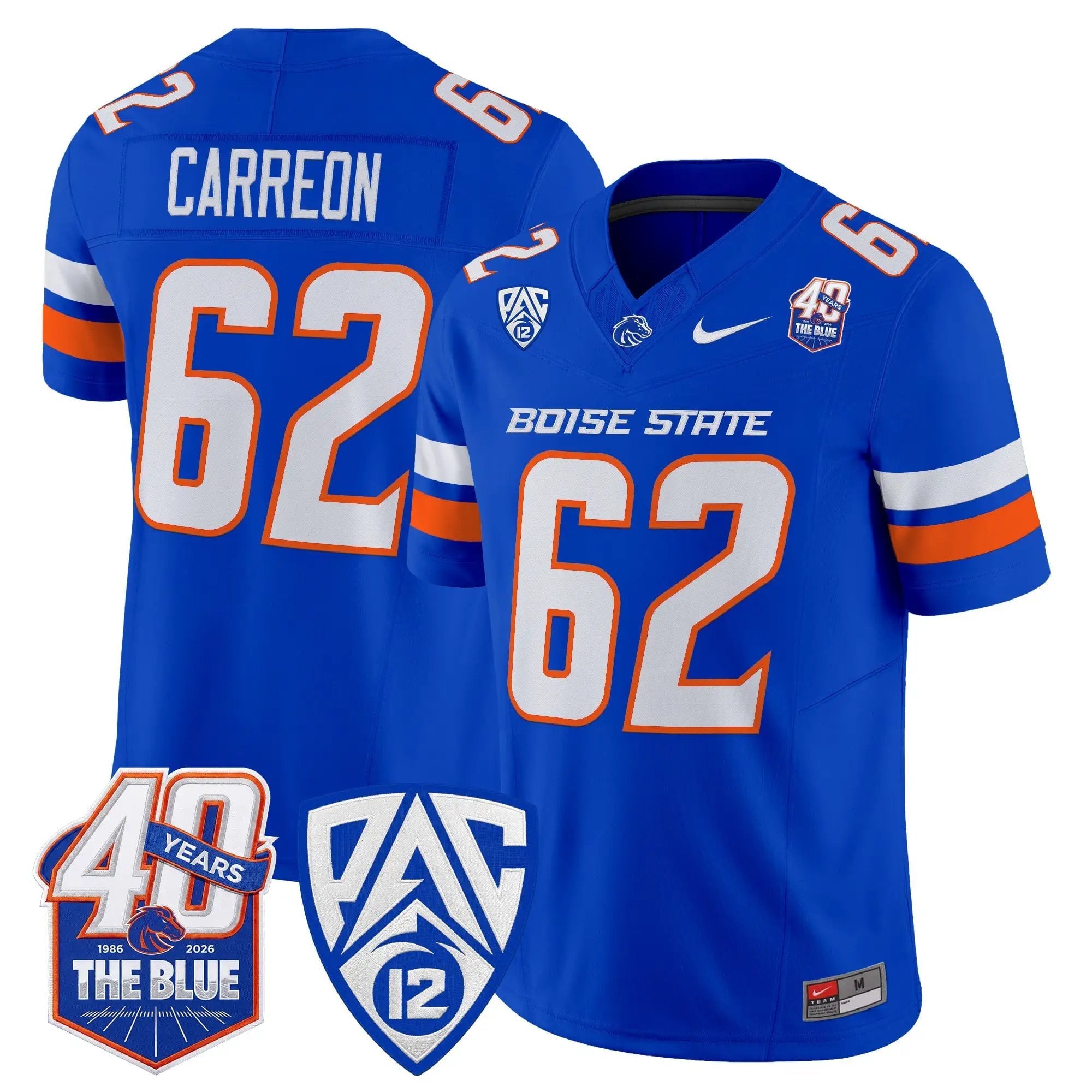 Boise State Broncos 2026 Vapor Limited Jersey - 40th Anniversary Patch - Stitched 14 BSU 2026 Vapor Limited Jersey - 40th Anniversary Patch - Stitched by Digigearus