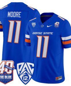 Boise State Broncos 2026 Vapor Limited Jersey - 40th Anniversary Patch - Stitched 54 BSU 2026 Vapor Limited Jersey - 40th Anniversary Patch - Stitched by Digigearus