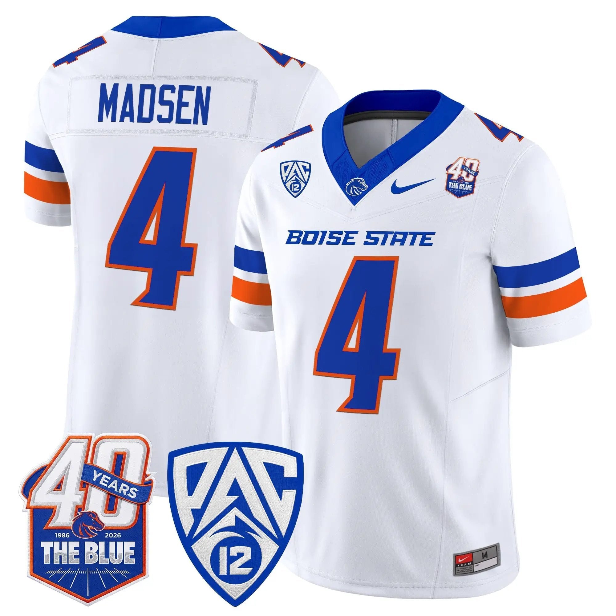 Boise State Broncos 2026 Vapor Limited Jersey - 40th Anniversary Patch - Stitched 25 BSU 2026 Vapor Limited Jersey - 40th Anniversary Patch - Stitched by Digigearus