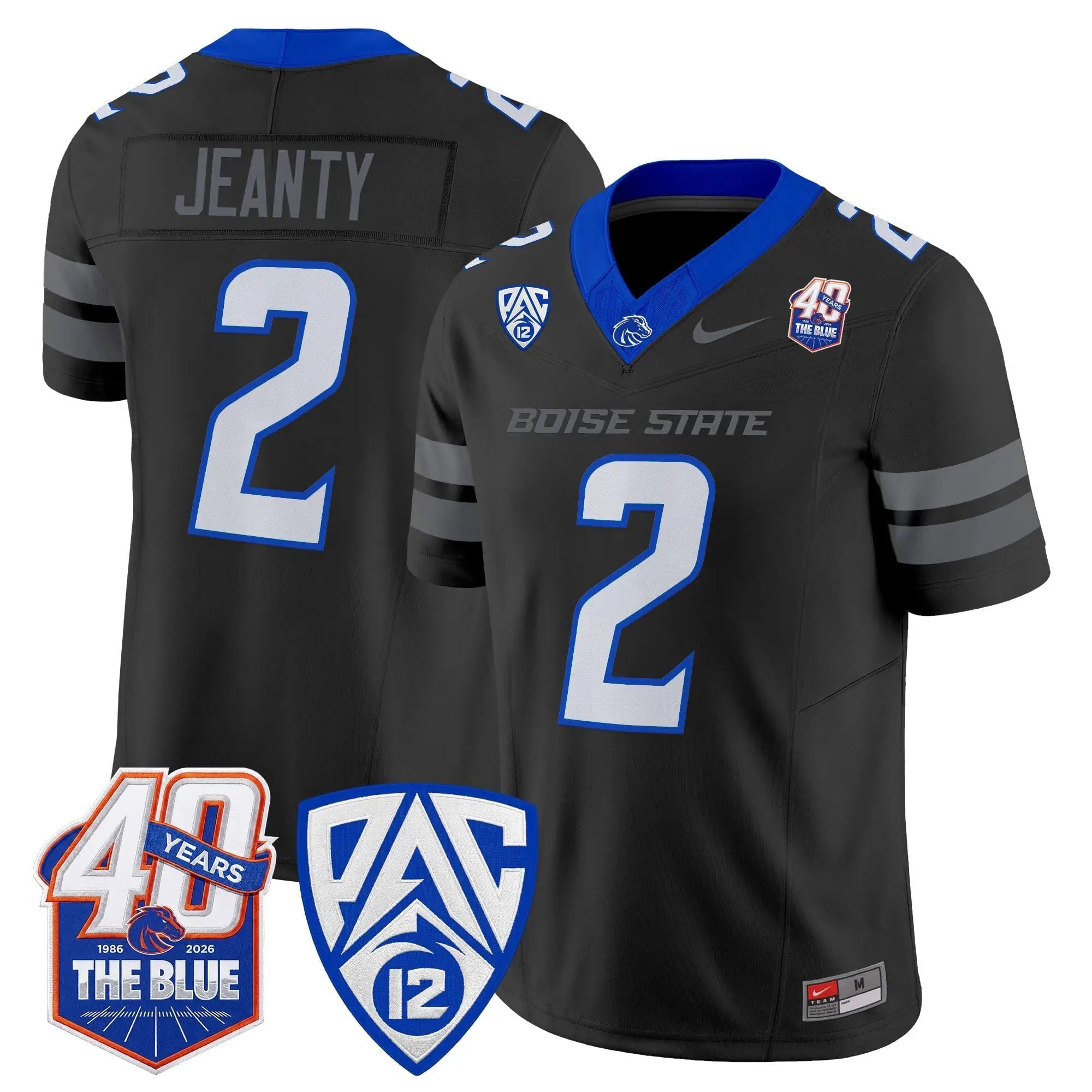 Boise State Broncos 2026 Vapor Limited Jersey - 40th Anniversary Patch - Stitched 36 BSU 2026 Vapor Limited Jersey - 40th Anniversary Patch - Stitched by Digigearus