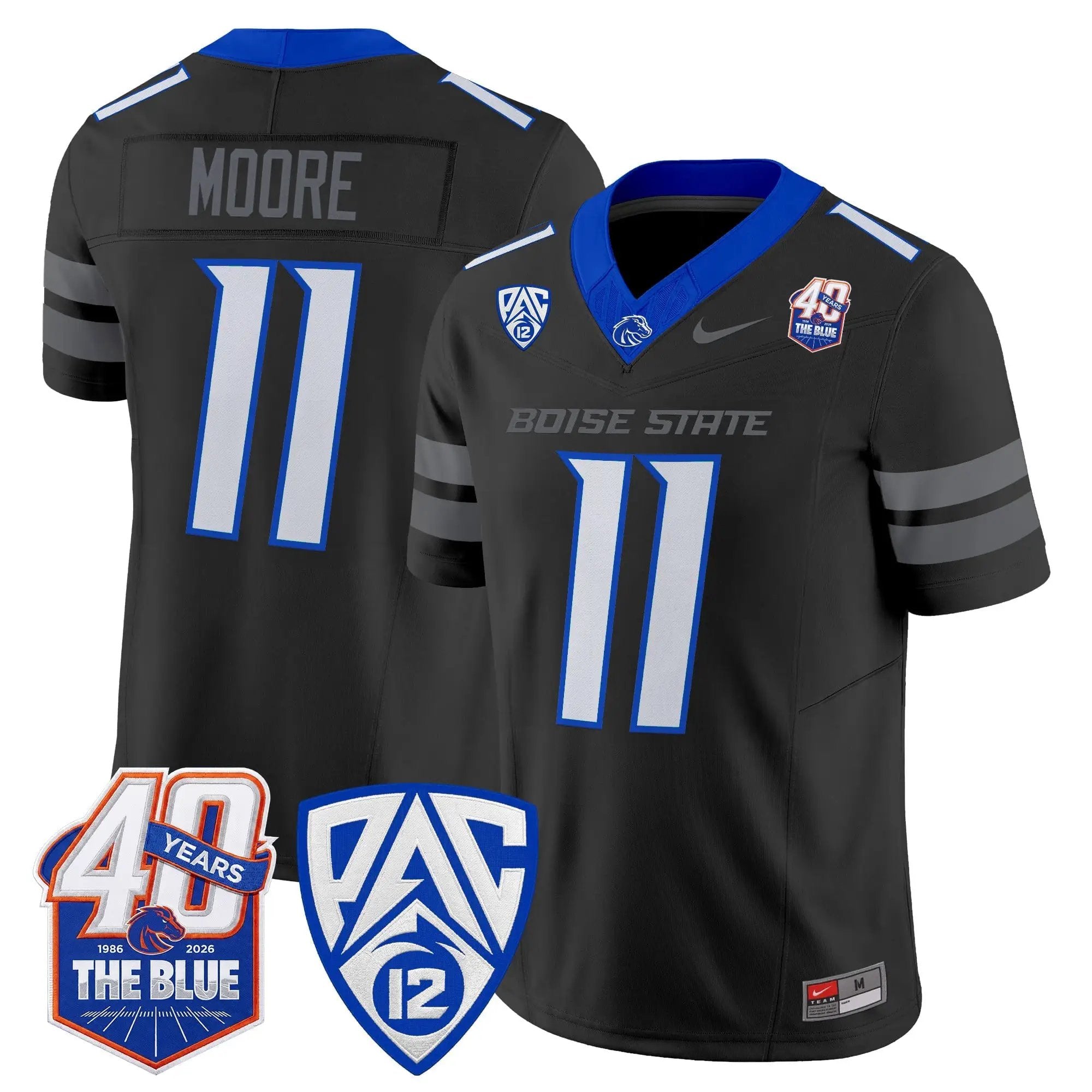 Boise State Broncos 2026 Vapor Limited Jersey - 40th Anniversary Patch - Stitched 35 BSU 2026 Vapor Limited Jersey - 40th Anniversary Patch - Stitched by Digigearus