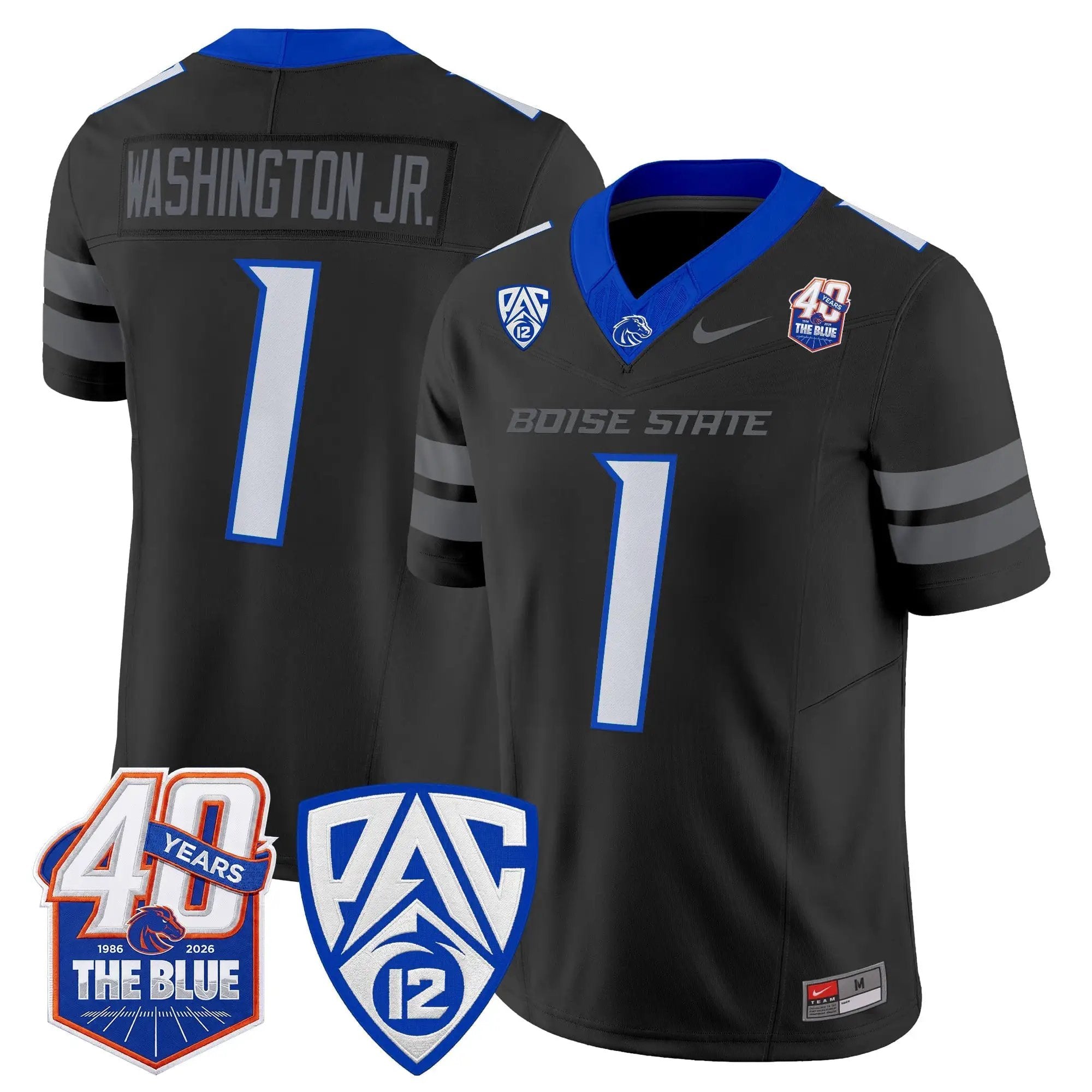 Boise State Broncos 2026 Vapor Limited Jersey - 40th Anniversary Patch - Stitched 33 BSU 2026 Vapor Limited Jersey - 40th Anniversary Patch - Stitched by Digigearus