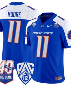 Boise State Broncos 2026 Vapor Limited Jersey - 40th Anniversary Patch - Stitched 40 BSU 2026 Vapor Limited Jersey - 40th Anniversary Patch - Stitched by Digigearus
