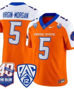 Boise State Broncos 2026 Vapor Limited Jersey - 40th Anniversary Patch - Stitched 46 BSU 2026 Vapor Limited Jersey - 40th Anniversary Patch - Stitched by Digigearus
