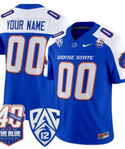 BSU 2026 Vapor Limited Custom Jersey - 40th Anniversary Patch - Stitched by Digigearus