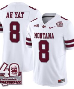 Montana Grizzlies 2026 Vapor Limited Jersey - 40th Anniversary Patch - Stitched by Digigearus