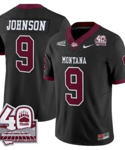 Montana Grizzlies 2026 Vapor Limited Jersey - 40th Anniversary Patch - Stitched by Digigearus