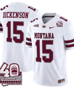 Montana Grizzlies 2026 Vapor Limited Jersey - 40th Anniversary Patch - Stitched by Digigearus