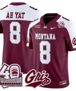 Montana Grizzlies 2026 Vapor Limited Jersey - 40th Anniversary Patch - Stitched by Digigearus